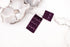 Burgundy Hook and Eye Bra Closure 2 x 3 for 2 pairs